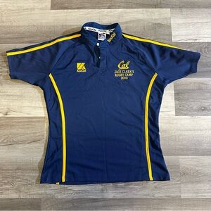 Kooga Rugby Jersey Polo Shirt Men Medium Pullover Embroidered Cal State Vintage